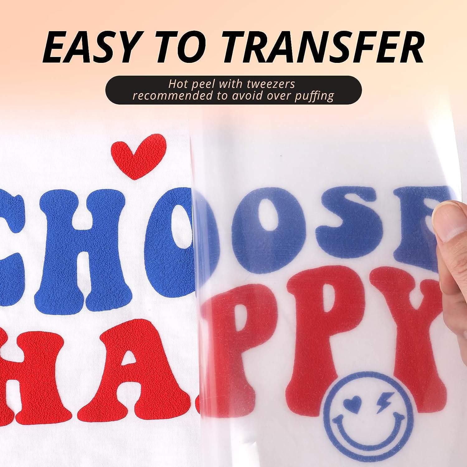 3D Puff Heat Transfer Vinyl - 10" x 6 ft Puff HTV Roll for T Shirts - Image 7