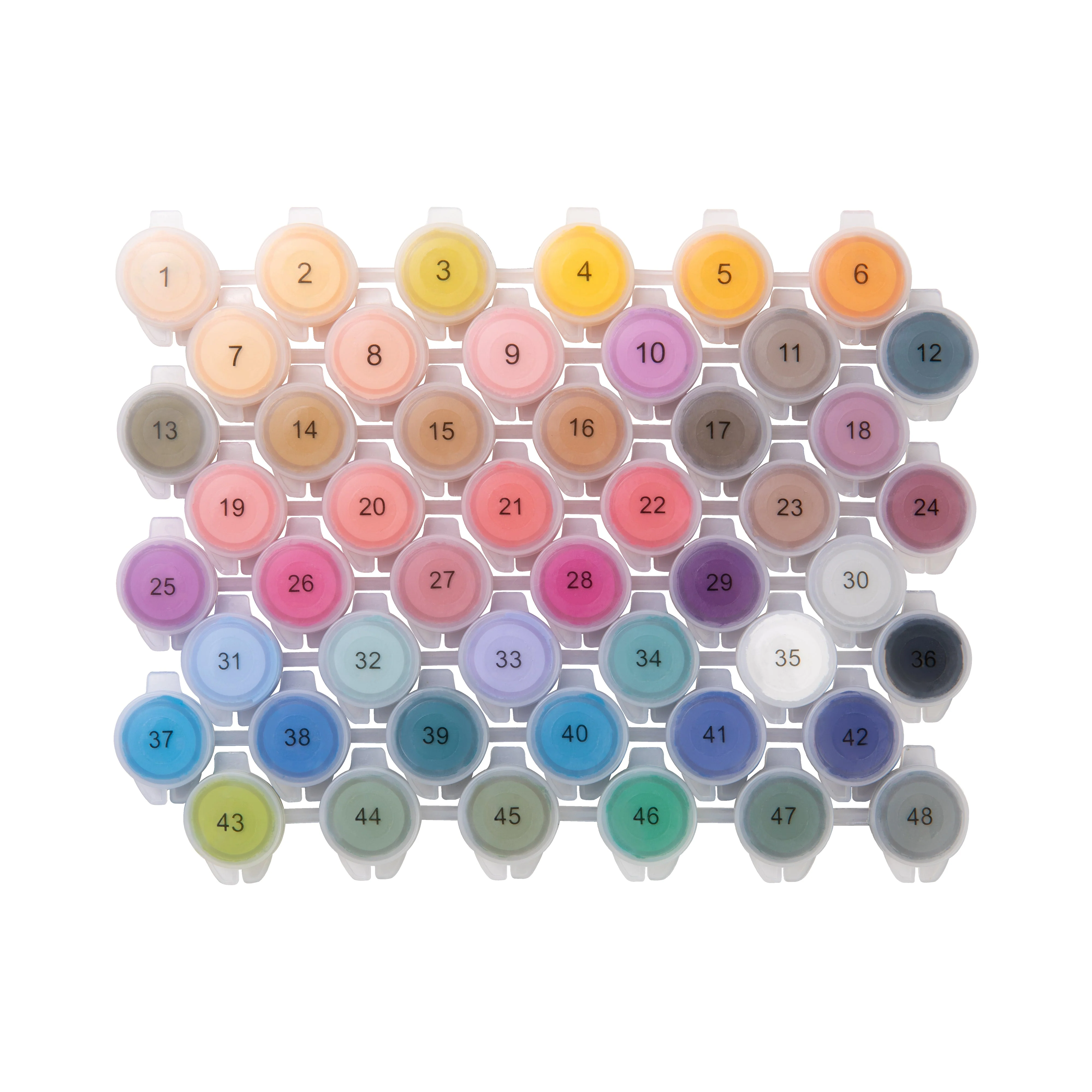 [LOKLiK iPaint]48 Colours Acrylic Paint Set (3ml each) *1