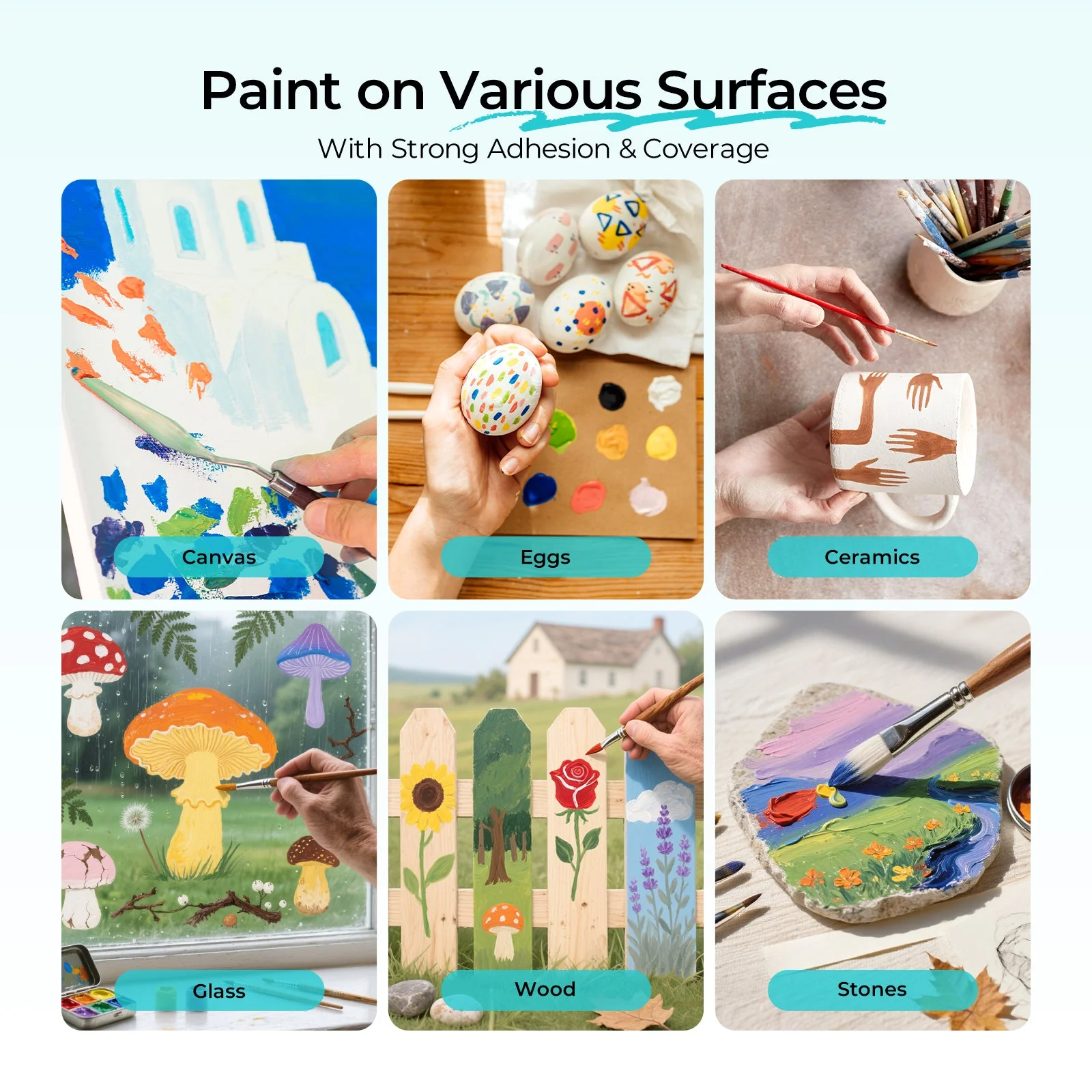 [LOKLiK iPaint]48 Colours Acrylic Paint Set (3ml each) *1 - Image 9