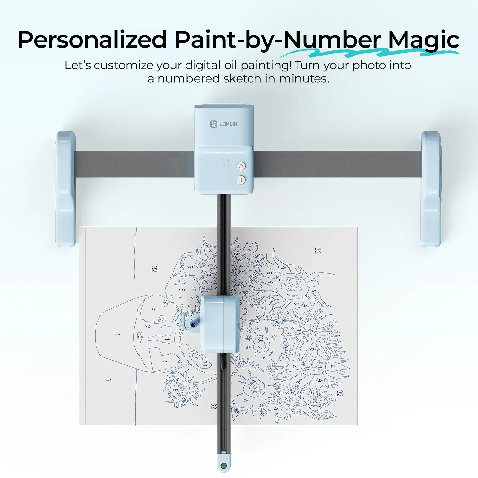 Add iPaint Machine for £49.99 (£250 off) with £100 cart. - LOKLiK-HTVRONT iPaint | AI-Powered Painting Machine - Image 3