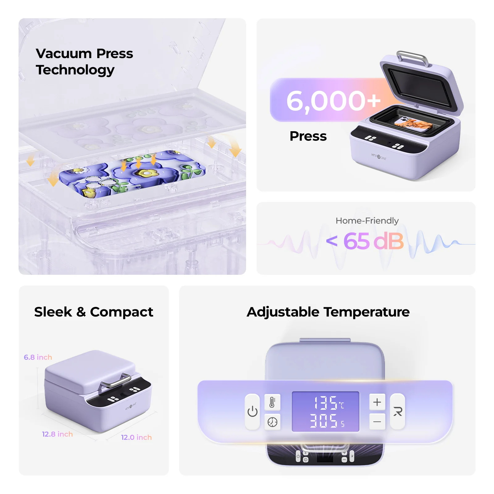 [All-in-One Bundle] HTVRONT H17 Phone Case Heat Press + HTVRONT Auto Heat Press + HTVRONT Tumbler Heat Press + Accessories Bundle - Image 9