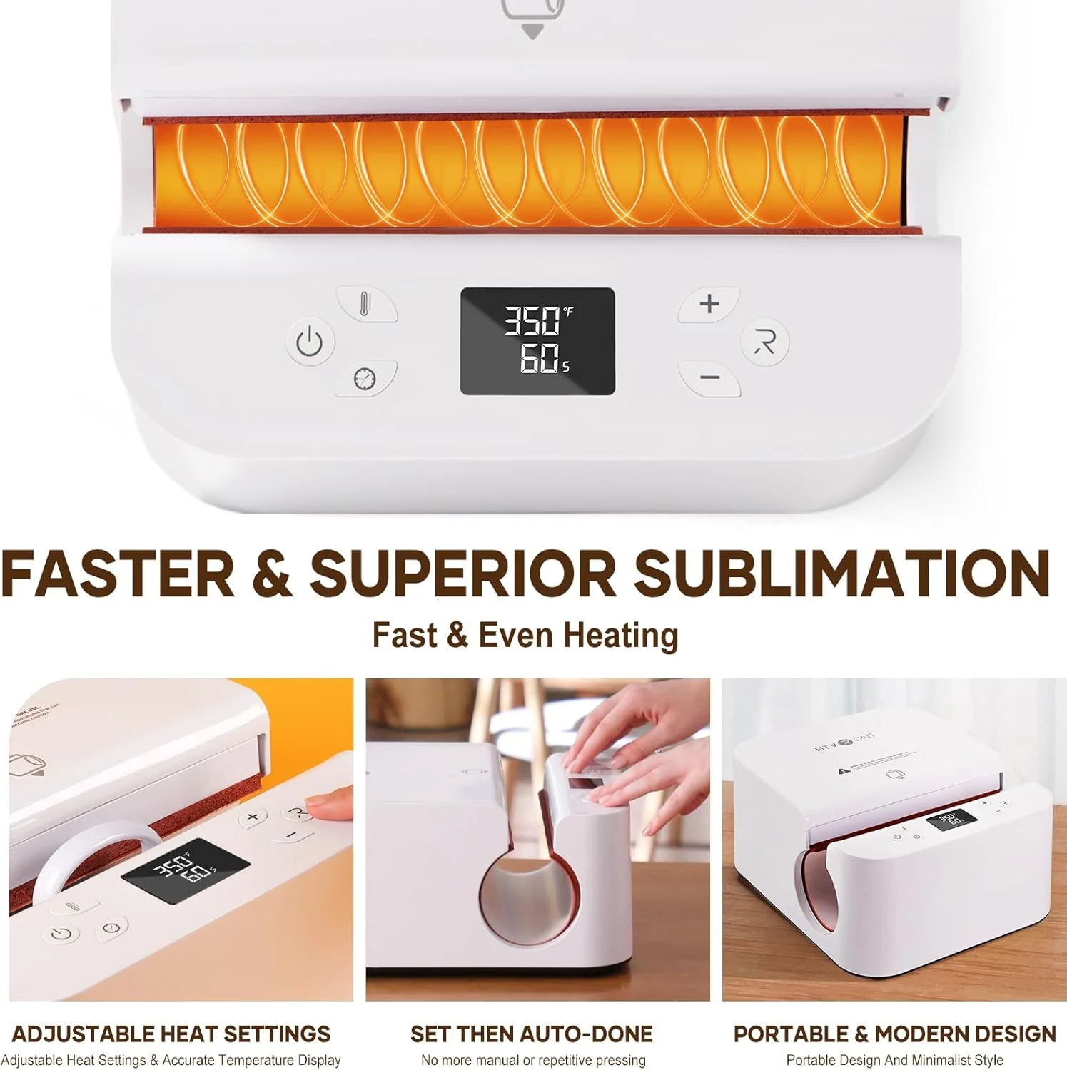 [All-in-One Bundle] HTVRONT H17 Phone Case Heat Press + HTVRONT Auto Heat Press + HTVRONT Tumbler Heat Press + Accessories Bundle - Image 23