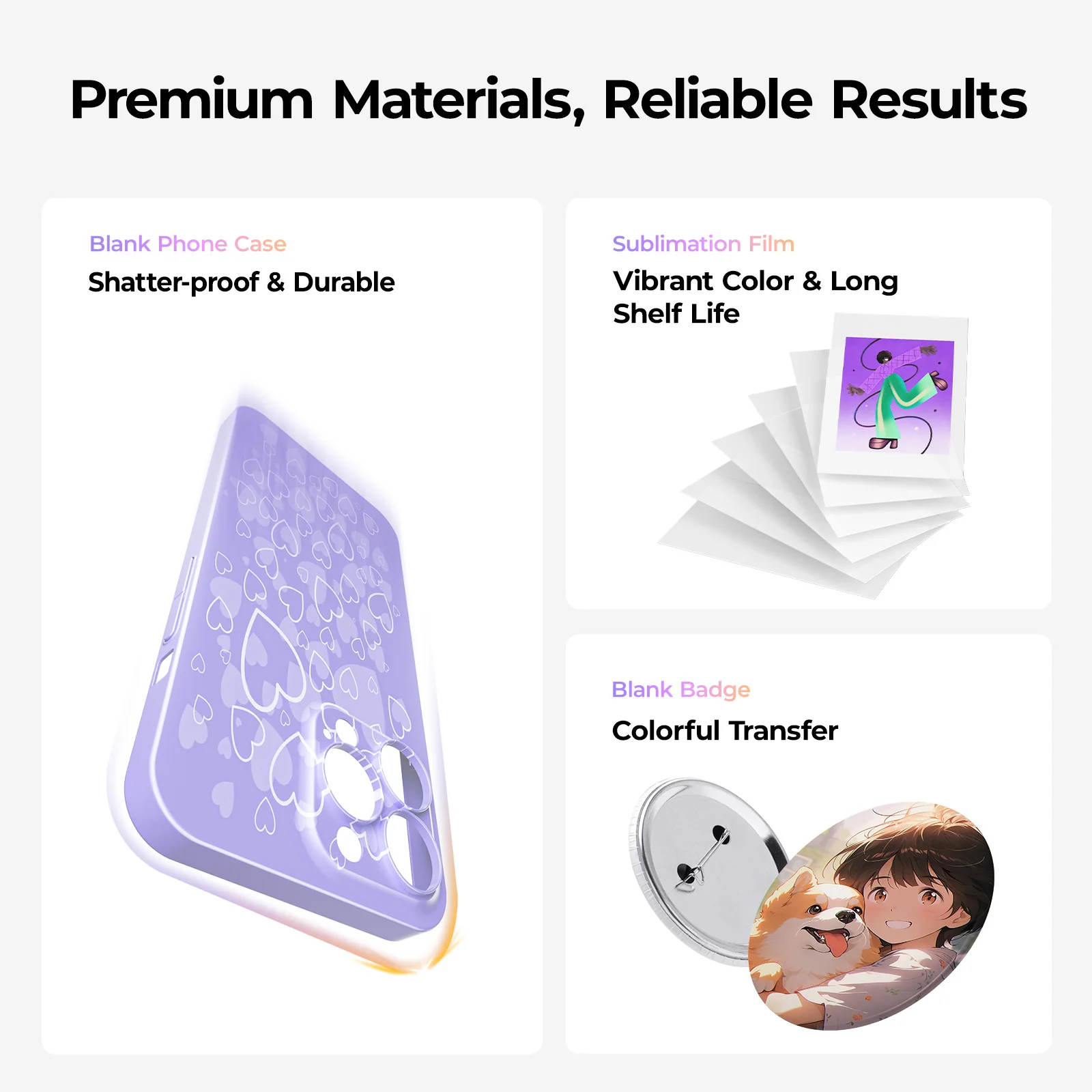 [All-in-One Bundle] HTVRONT H17 Phone Case Heat Press + HTVRONT Auto Heat Press + HTVRONT Tumbler Heat Press + Accessories Bundle - Image 7