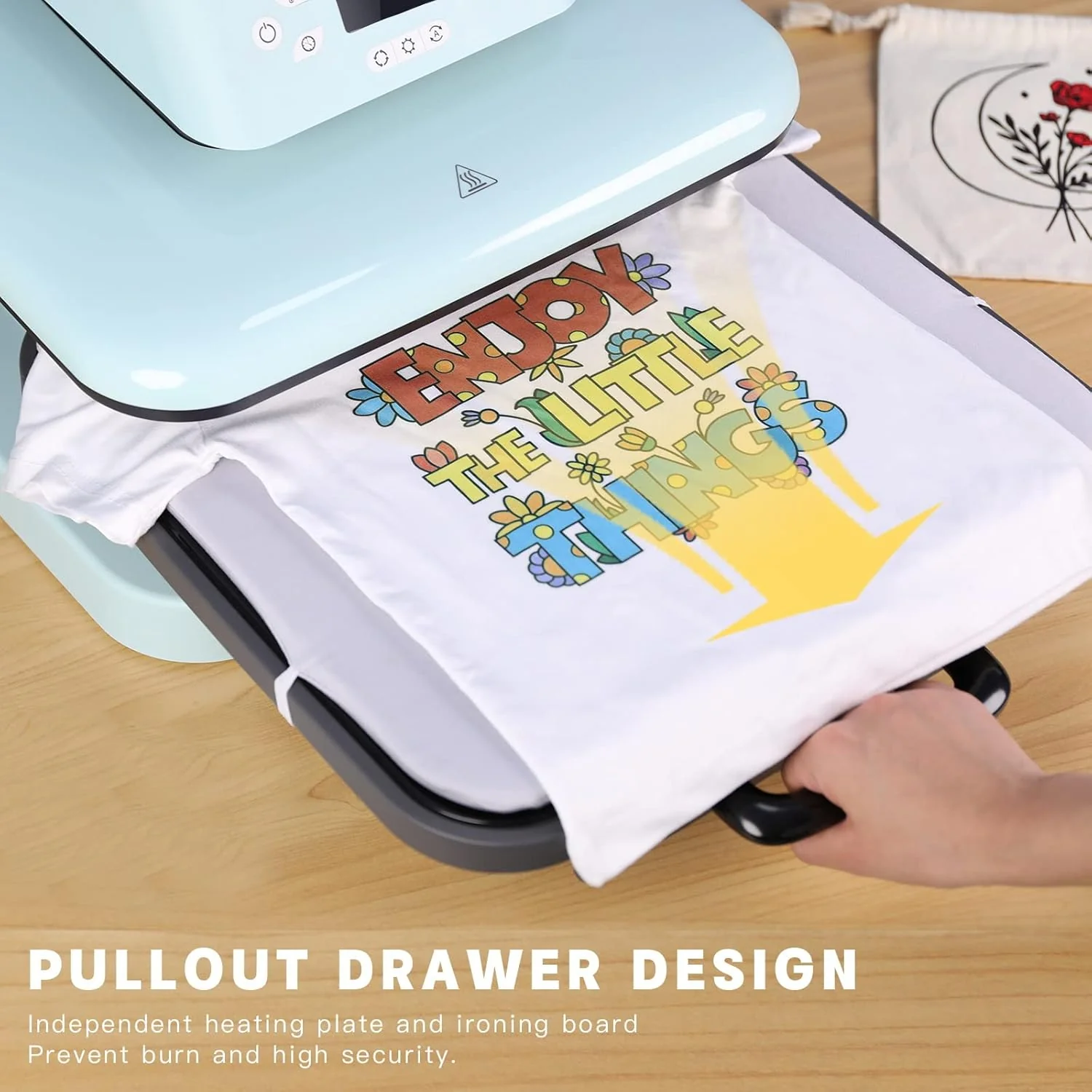 HTVRONT Auto Heat Press 15"x15" 230V - (2 Colours) - Image 7