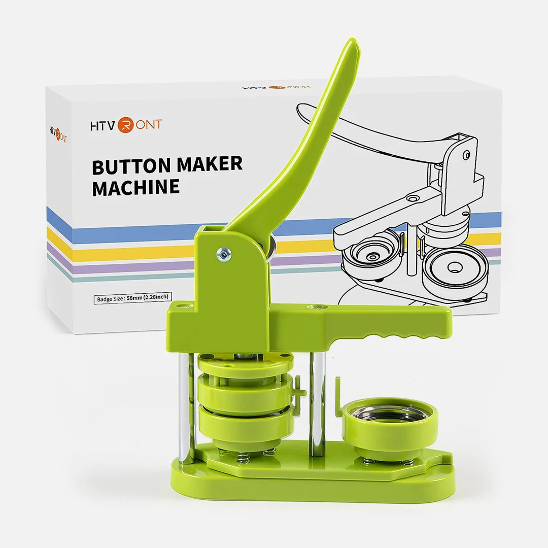 Button Maker Machine 58mm with Free 110pcs Button Supplies - No Need to Install Pin Maker - Image 16