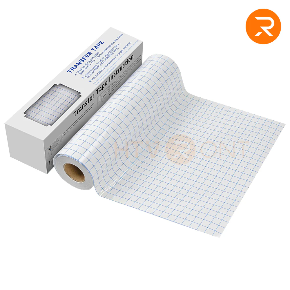 Clear Vinyl Transfer Tape Roll - 12"x5 Ft - Image 3