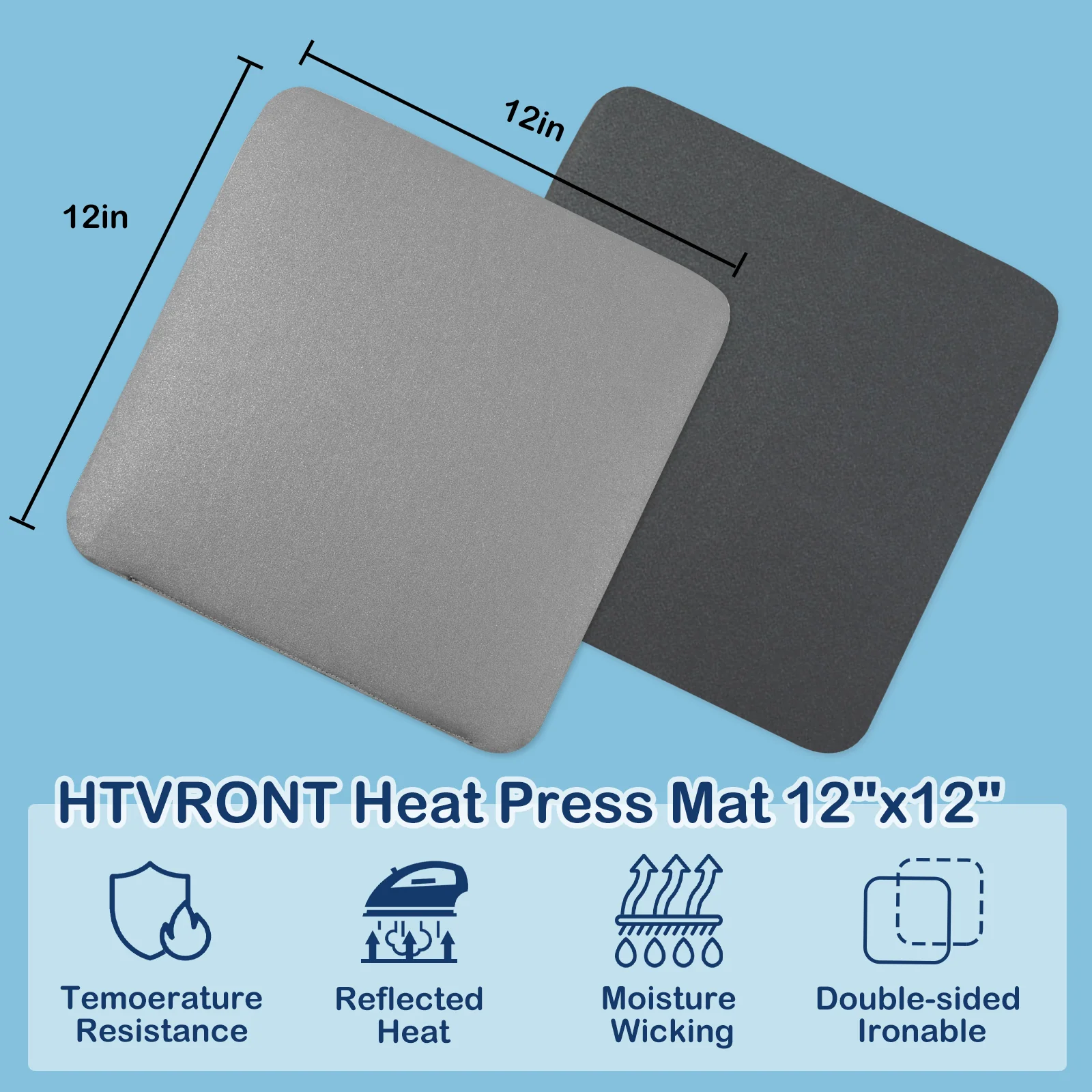 Heat Press Mat 11.5"x11.5" - Image 4