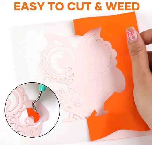Heat Transfer Vinyl Bundle - 12'' x 3 FT (20 Colours) - Image 4