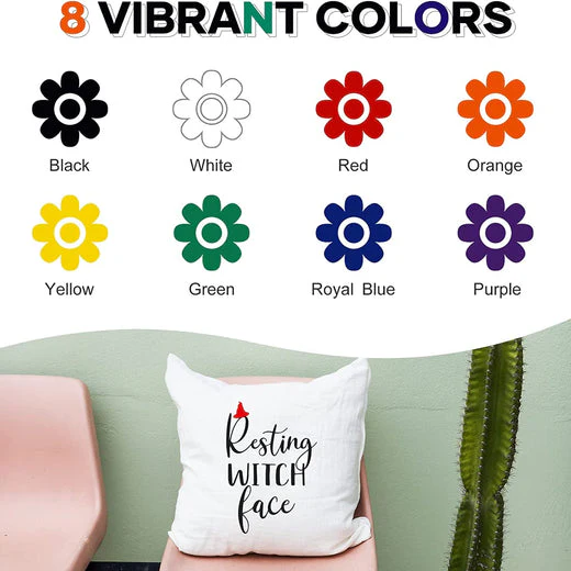 Heat Transfer Vinyl Bundle - 8 Pack 12" x 3FT - Image 4