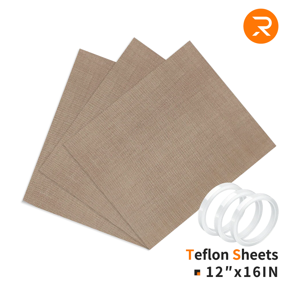 PTFE Sheet for Heat Press - 16"x12"(3pcs/10pcs/3pcs+3 Heat-Resistant Tapes) - Image 4