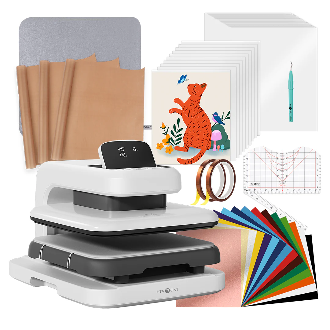HTVRONT Auto Heat Press 2 - Digit 230V,Your Smartest Solution of Heat Transferring.For DTF,HTV,Sublimation,PUFF.For DIY T shirt,hat,jacket,pillow,ceramic,hoodie, and more - Image 5