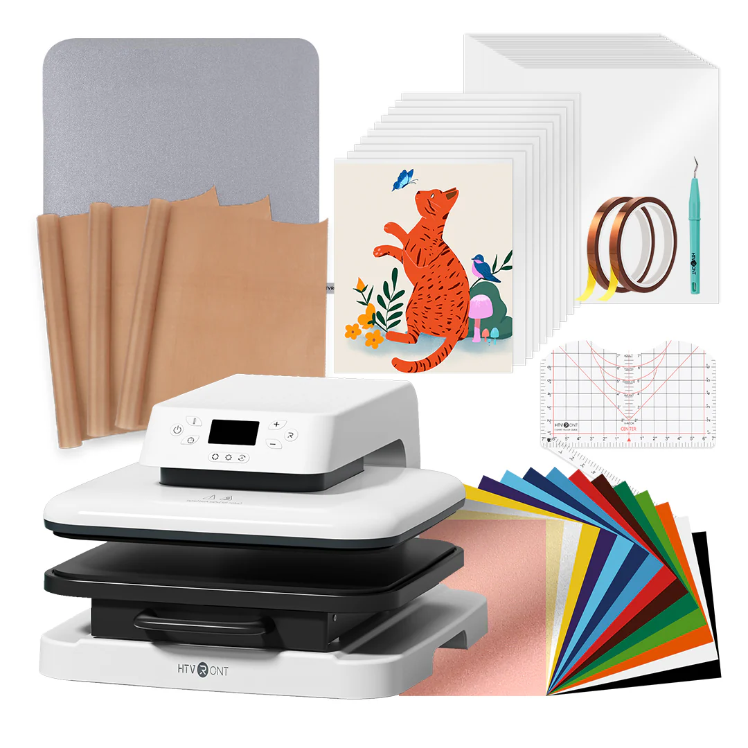 HTVRONT Auto Heat Press 15"x15" 230V - (2 Colours) - Image 3