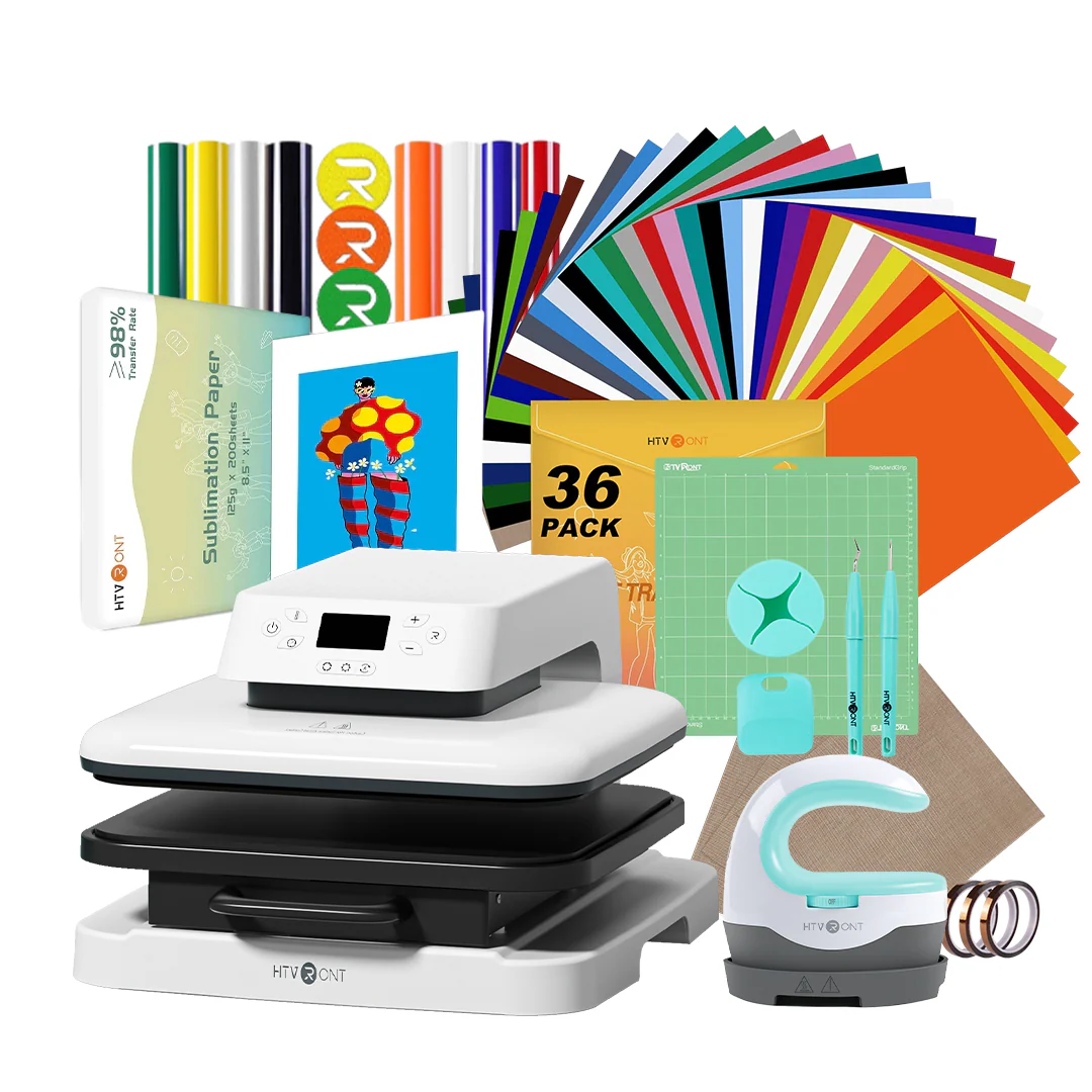 HTVRONT Auto Heat Press 15"x15" 230V - (2 Colours) - Image 6