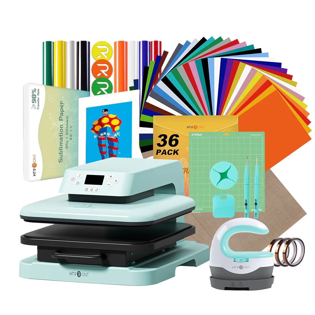 HTVRONT Auto Heat Press 15"x15" 230V - (2 Colours) - Image 7