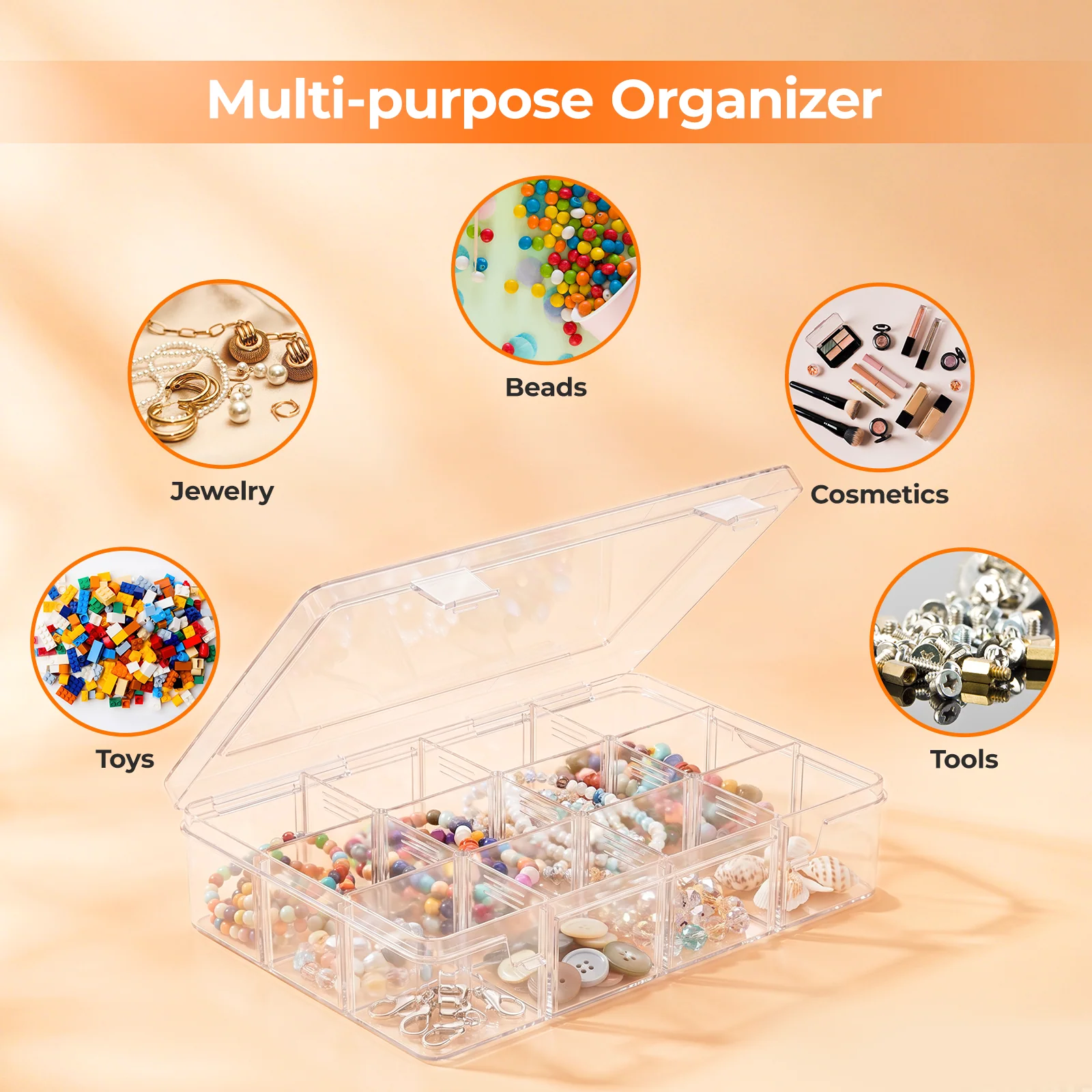 HTVRONT Clear Multi-purpose Storage Box, For H17 Molds - Image 5