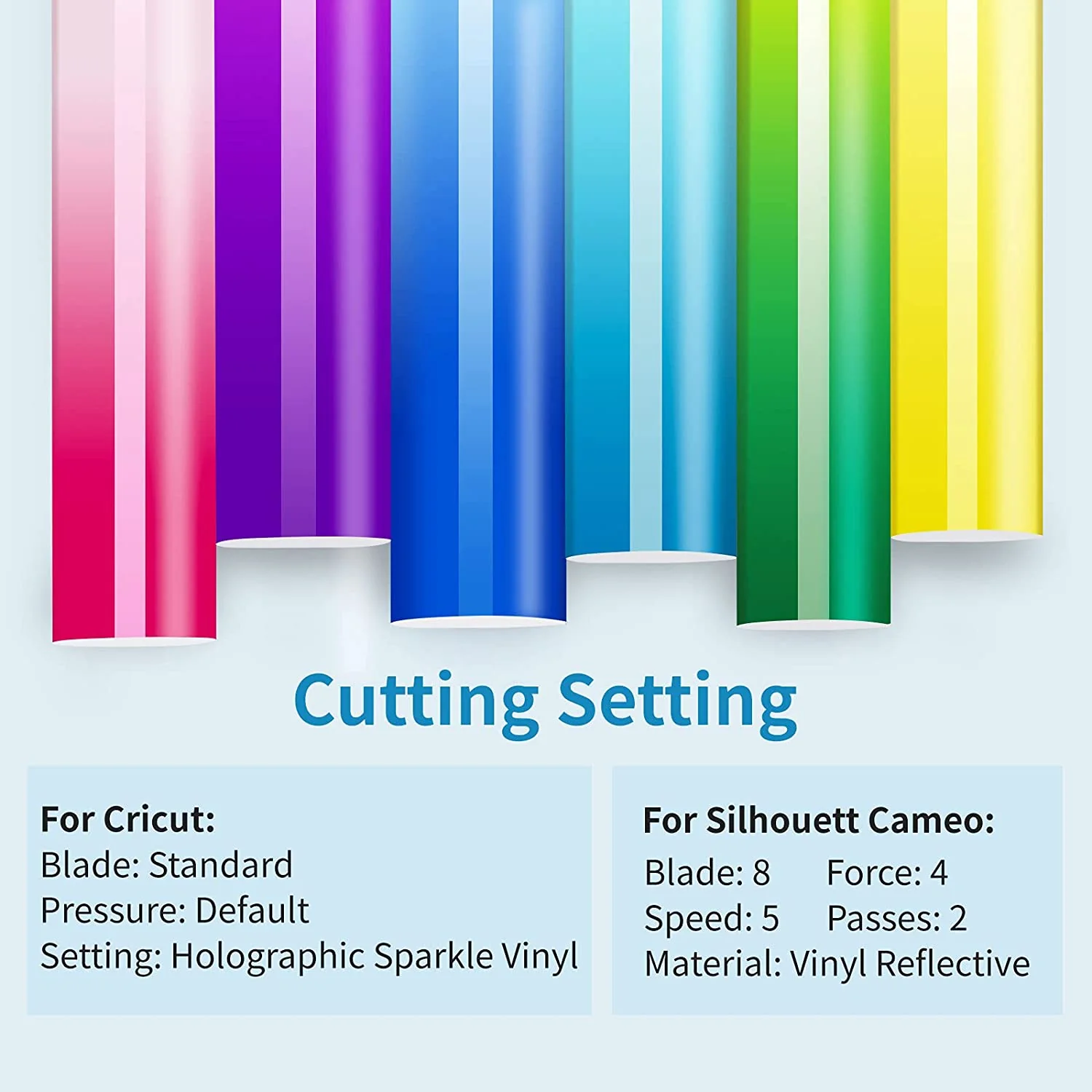 Cold Colour-Changing Adhesive Vinyl Bundle - 12"x10" 8 pack - Image 6