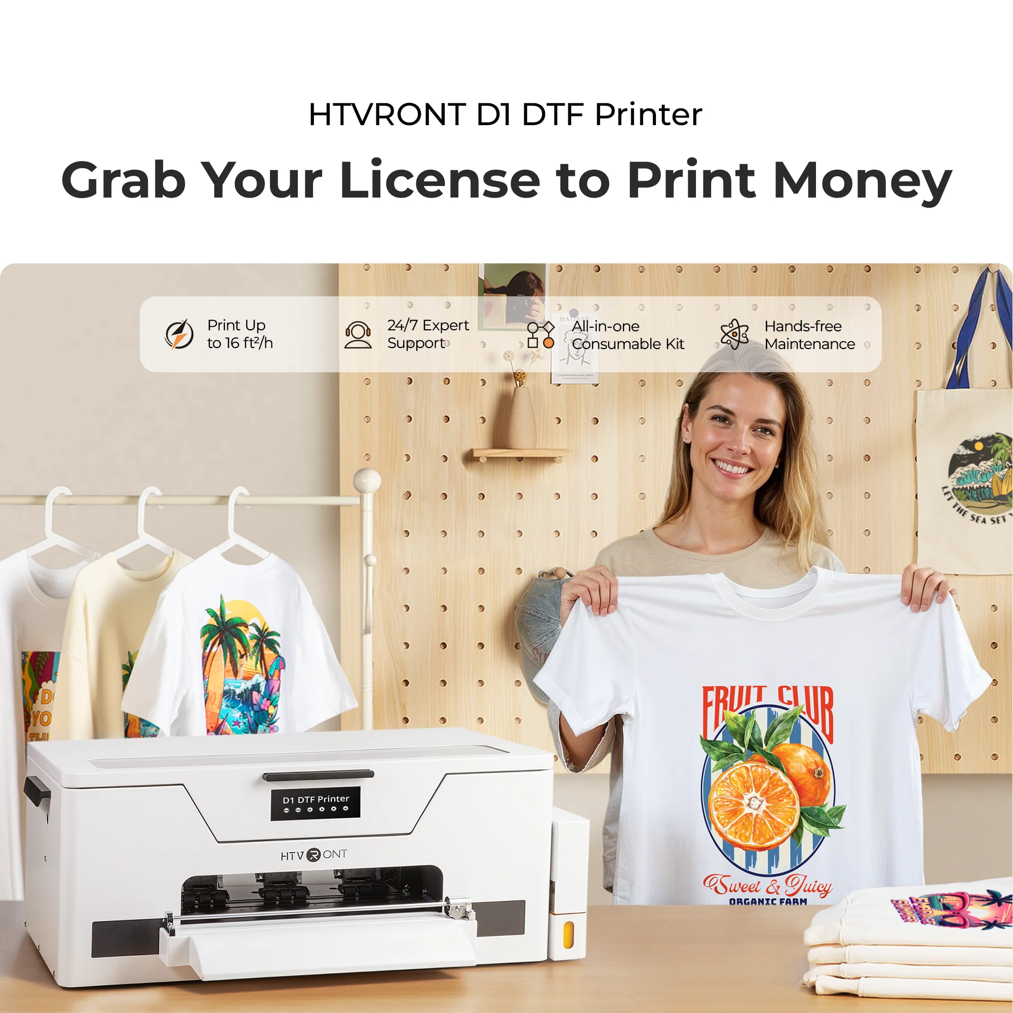 HTVRONT D1 DTF Printer - Image 9