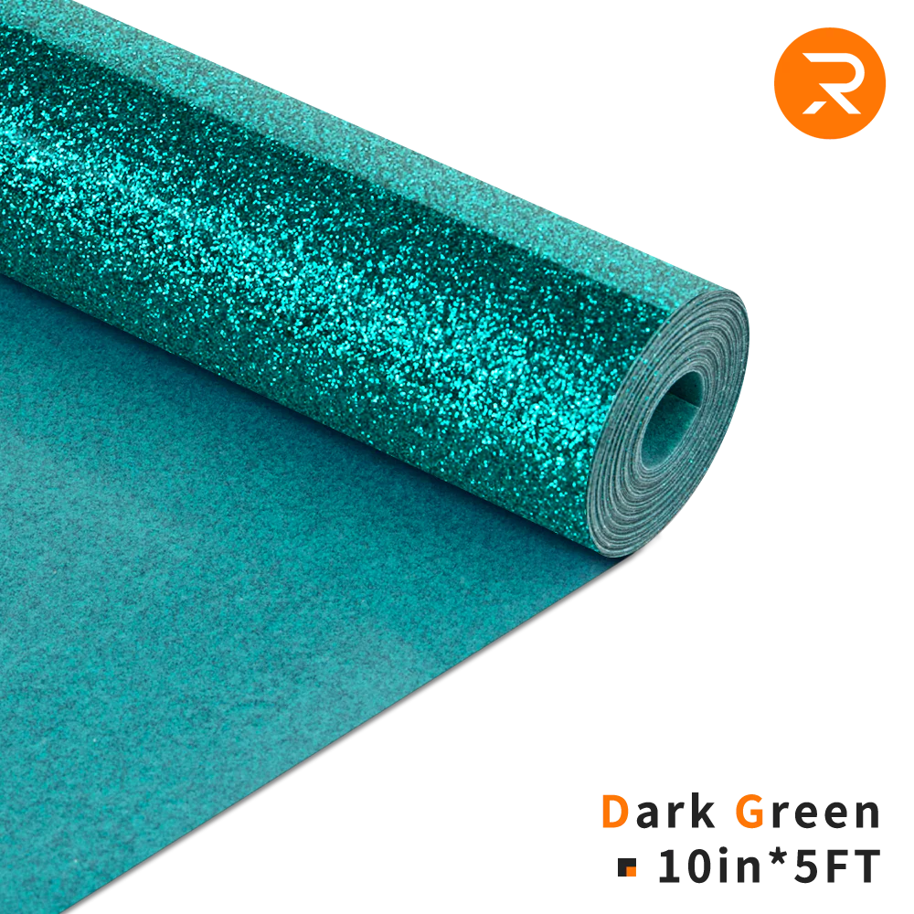 Glitter Heat Transfer Vinyl Roll - 10"x5 Ft (8 Colours) - Image 10