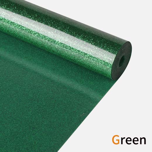 Glitter Heat Transfer Vinyl Roll - 10"x5 Ft (8 Colours) - Image 14