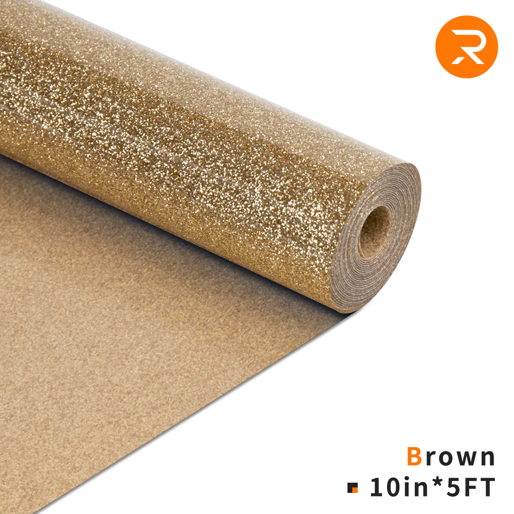 Glitter Heat Transfer Vinyl Roll - 10"x5 Ft (8 Colours) - Image 9