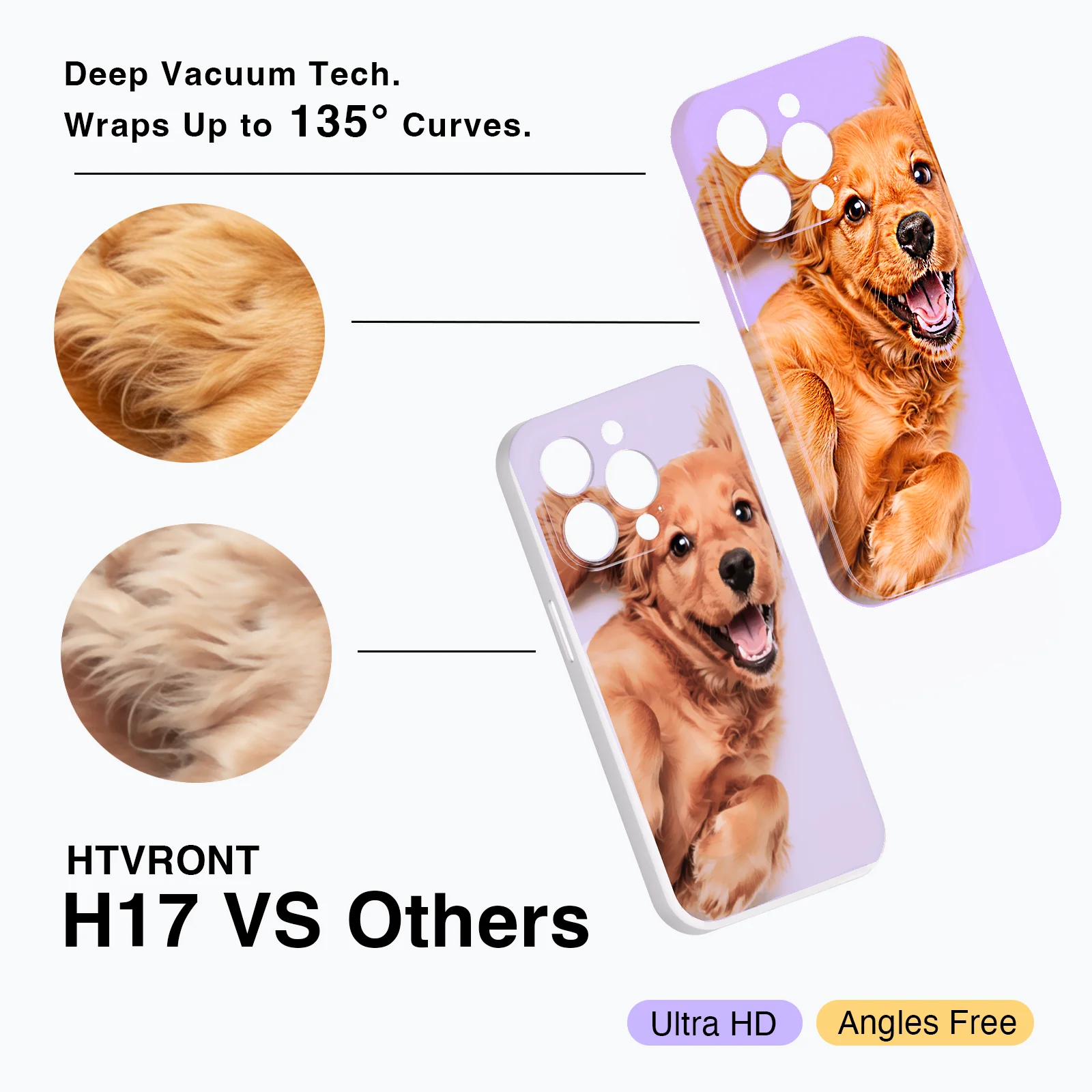 HTVRONT H17 Phone Case Heat Press, Beginner Kit - Daisy White - Image 10