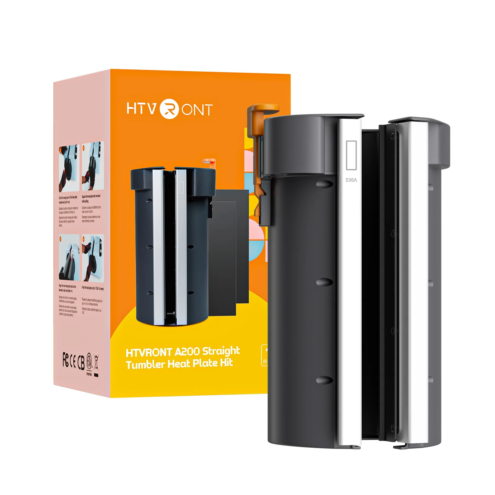HTVRONT Handle Mug Tumbler Heat Plate Kit - For A200&A200H&A200M Auto Tumbler Heat Press - Image 2