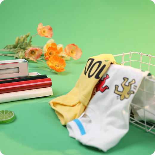 Heat Transfer Vinyl Bundle - 12"x5 Ft (6 Assorted Colours） - Image 3