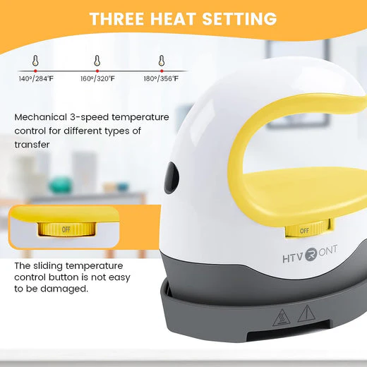 HTVRONT Mini2 Portable Small Heat Press Machine - Image 4