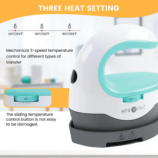 HTVRONT Mini2 Portable Small Heat Press Machine - Image 7
