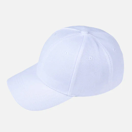 HTVRONT Solid Color Baseball Cap 100% Polyester (2 Colours) - Image 5