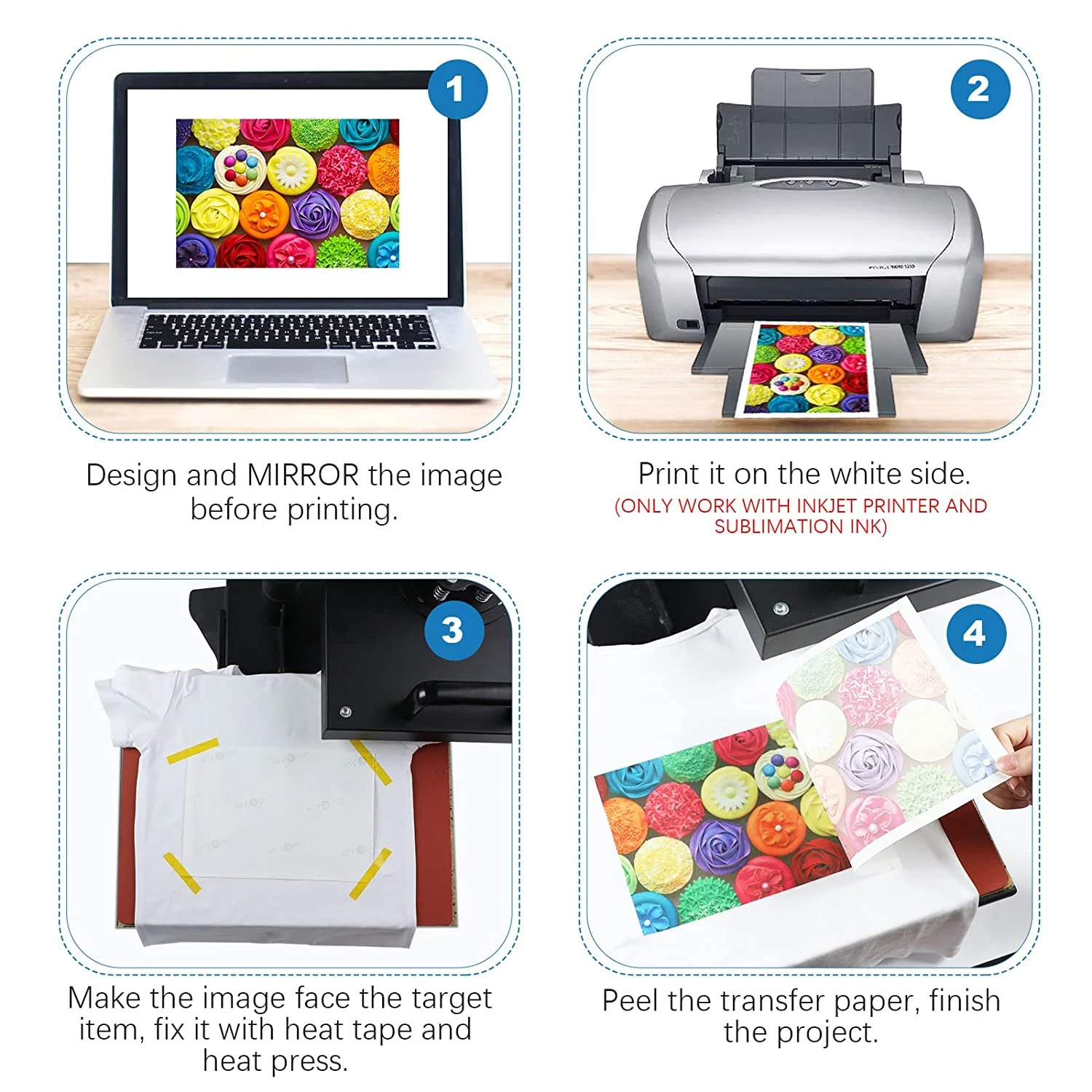 Sublimation Paper - 8.5"x14" 150 Sheets - Image 7