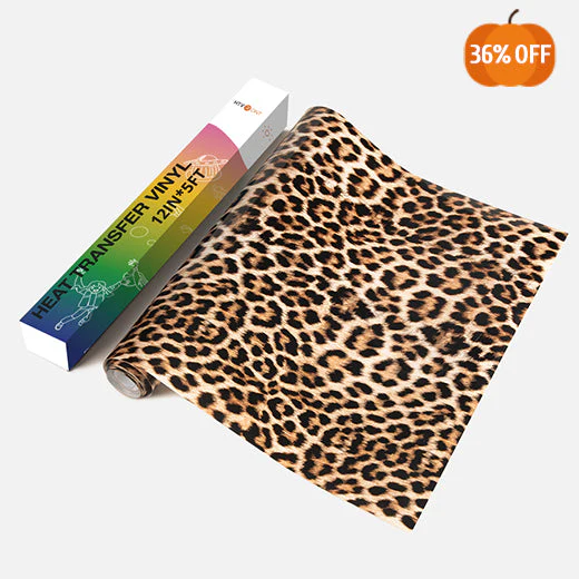 Leopard Heat Transfer Vinyl Rolls - 12" x 5ft (4 Colours) - Image 13