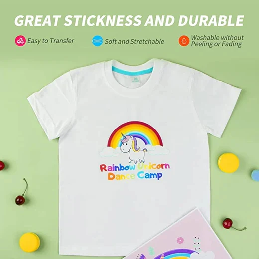 Heat Transfer Paper for Light Fabric - 8.5" X 11" 6 Pack - Image 4