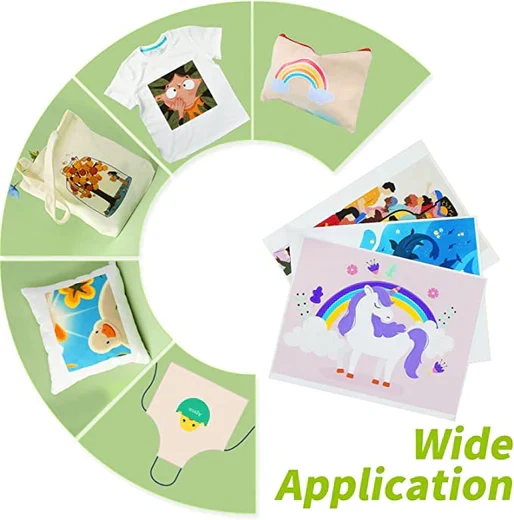 Heat Transfer Paper for Light Fabric - 8.5" X 11" 6 Pack - Image 5