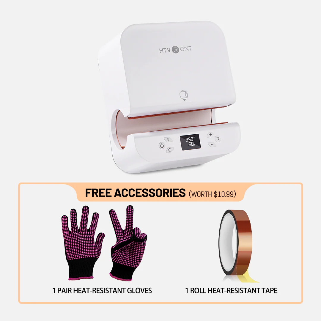 [Machine Bundle] HTVRONT Auto Heat Press 2 + HTVRONT Tumbler Heat Press - Image 4