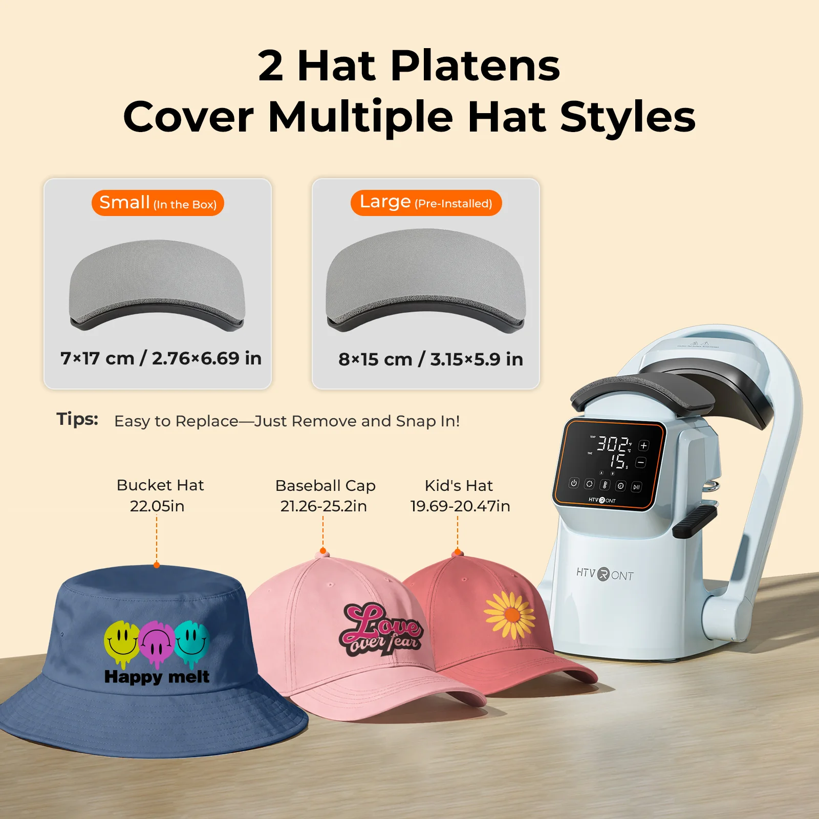 [All-in-One Bundle] HTVRONT Auto Heat Press 2 + HTVRONT Tumbler Heat Press + HTVRONT A300 Hat Heat Press + Accessories Bundle - Image 27