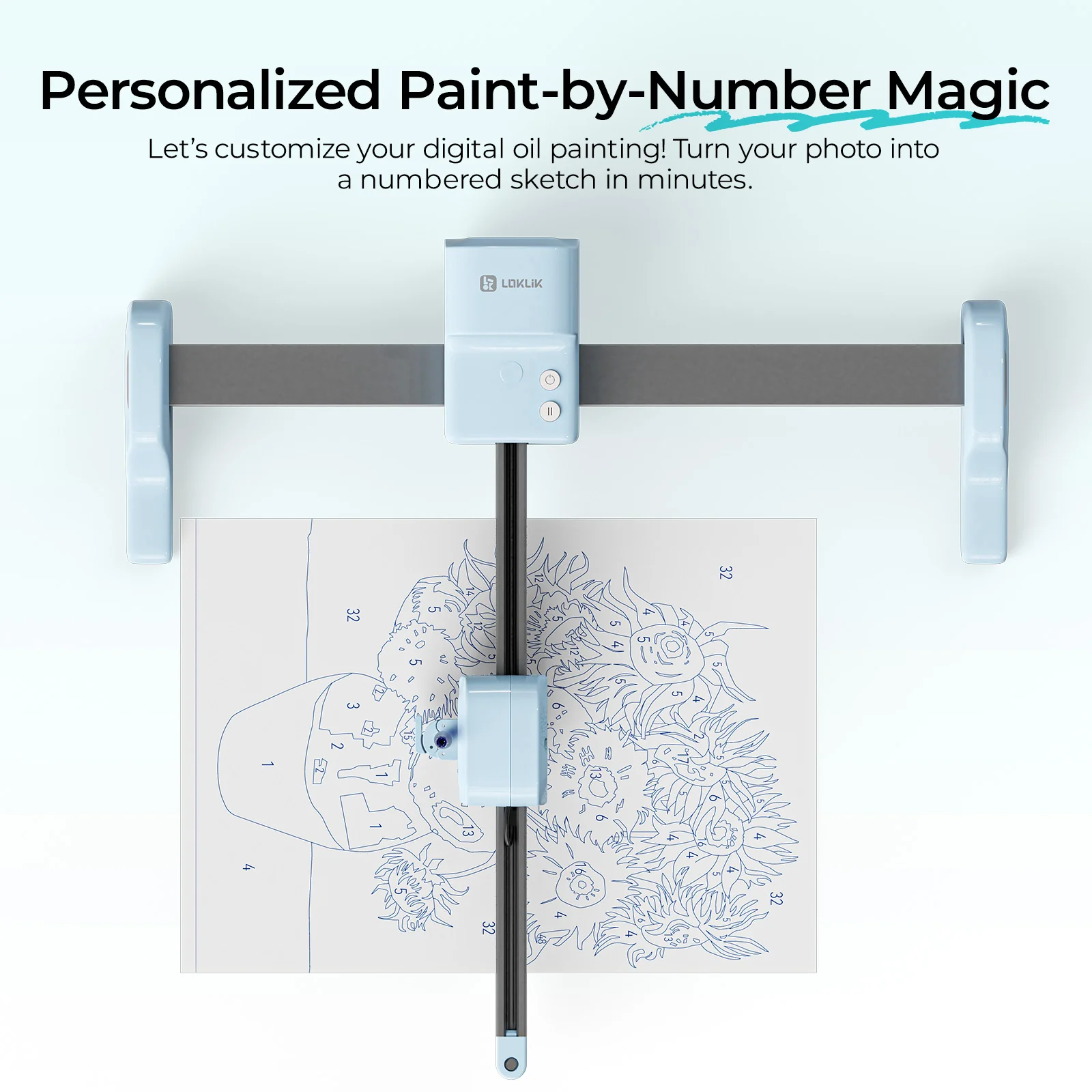 LOKLiK-HTVRONT iPaint | AI-Powered Painting Machine - Standard Kit *2 - Image 6