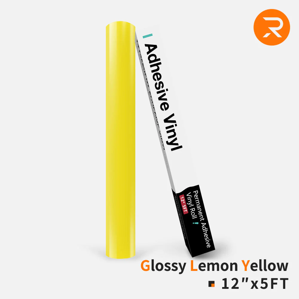 Permanent Adhesive Vinyl Roll - 12"x5 Ft (35 Colours) - Image 18