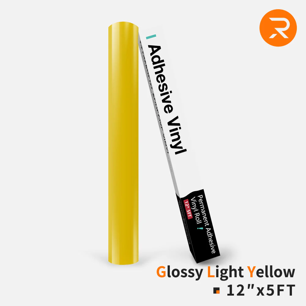 Permanent Adhesive Vinyl Roll - 12"x5 Ft (35 Colours) - Image 22