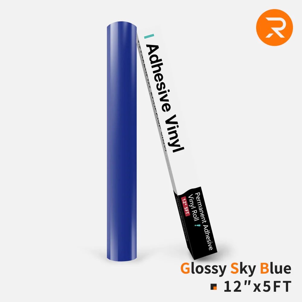 Permanent Adhesive Vinyl Roll - 12"x5 Ft (35 Colours) - Image 29