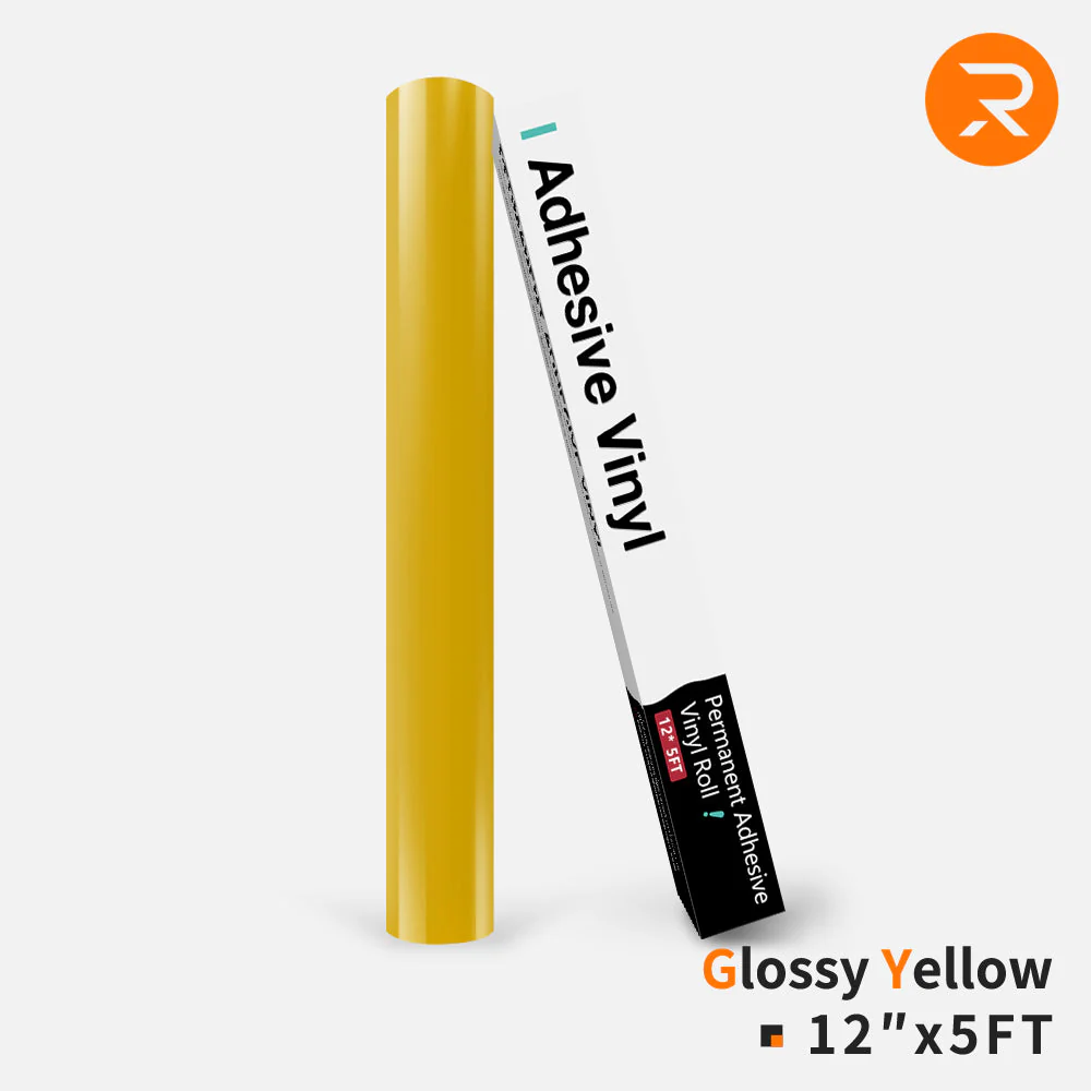 Permanent Adhesive Vinyl Roll - 12"x5 Ft (35 Colours) - Image 34
