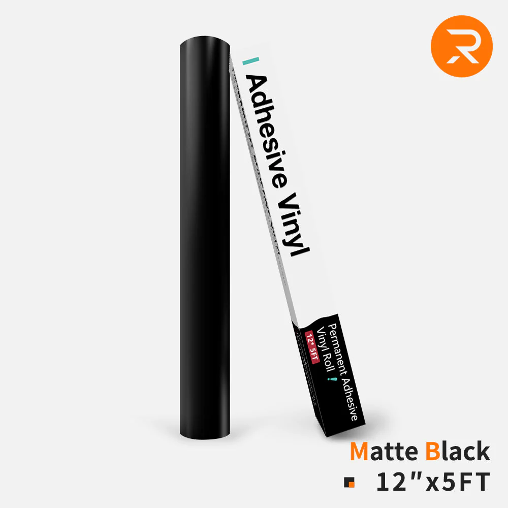 Permanent Adhesive Vinyl Roll - 12"x5 Ft (35 Colours) - Image 35