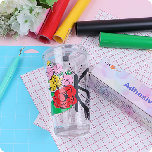 Permanent Adhesive Vinyl Roll - 12"x5 Ft (35 Colours) - Image 4