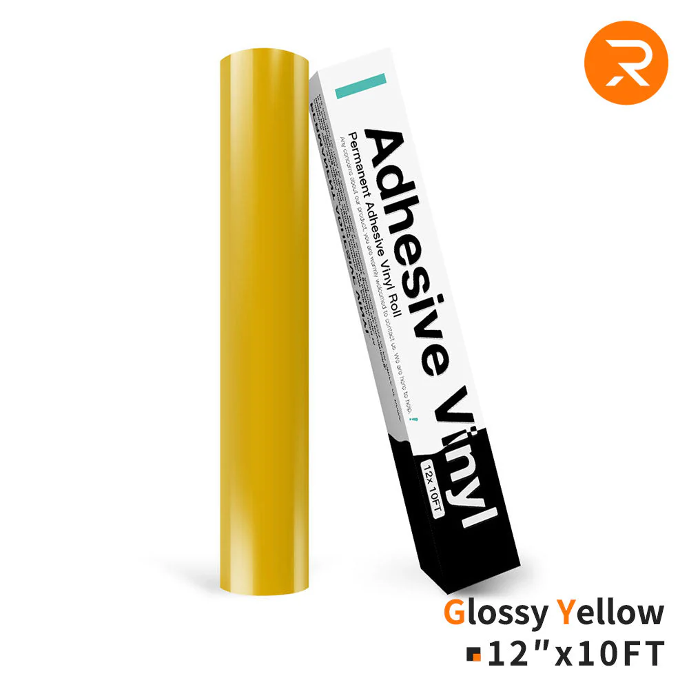 Permanent Adhesive Vinyl Roll - 12"x10 Ft （35 Colours) - Image 22
