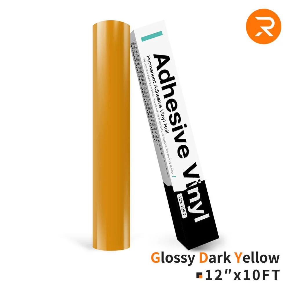 Permanent Adhesive Vinyl Roll - 12"x10 Ft （35 Colours) - Image 23