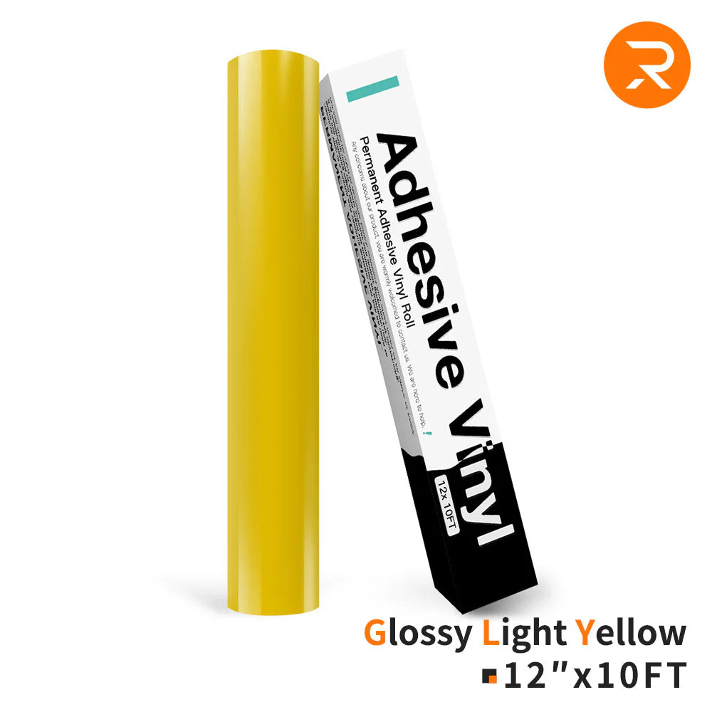 Permanent Adhesive Vinyl Roll - 12"x10 Ft （35 Colours) - Image 24