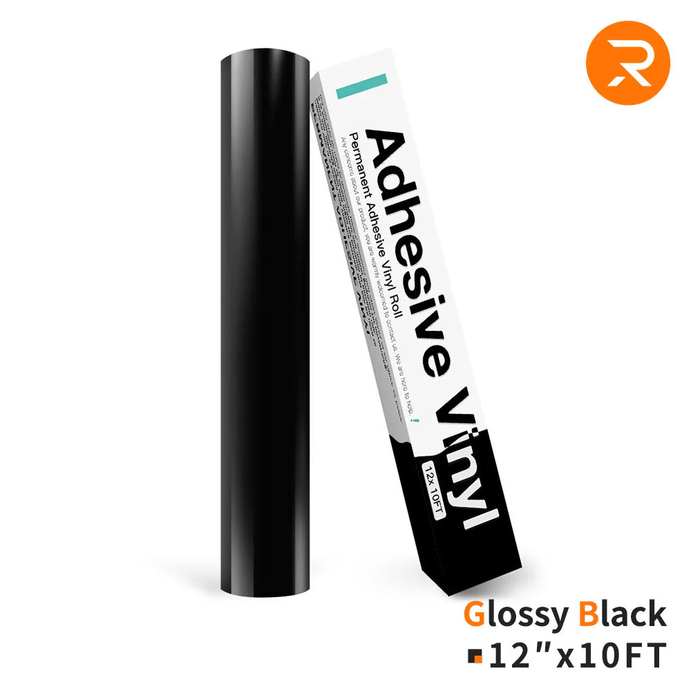 Permanent Adhesive Vinyl Roll - 12"x10 Ft （35 Colours) - Image 5