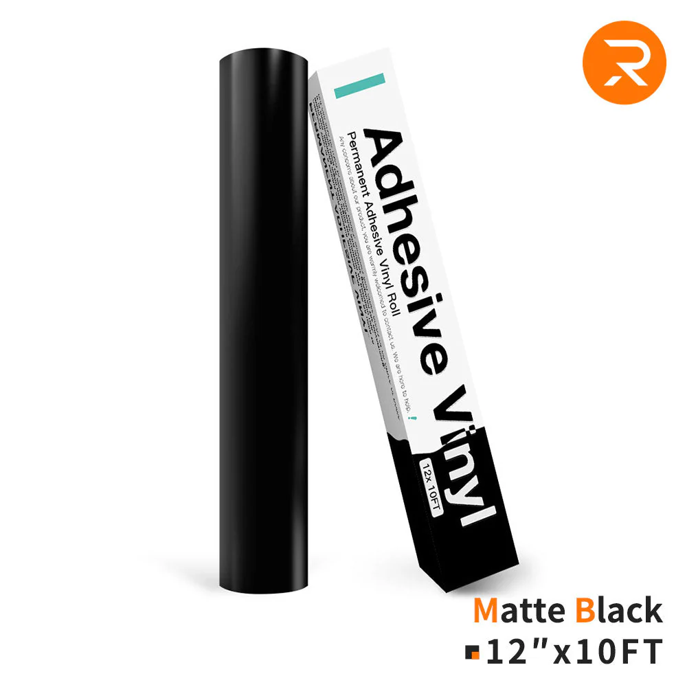 Permanent Adhesive Vinyl Roll - 12"x10 Ft （35 Colours) - Image 7
