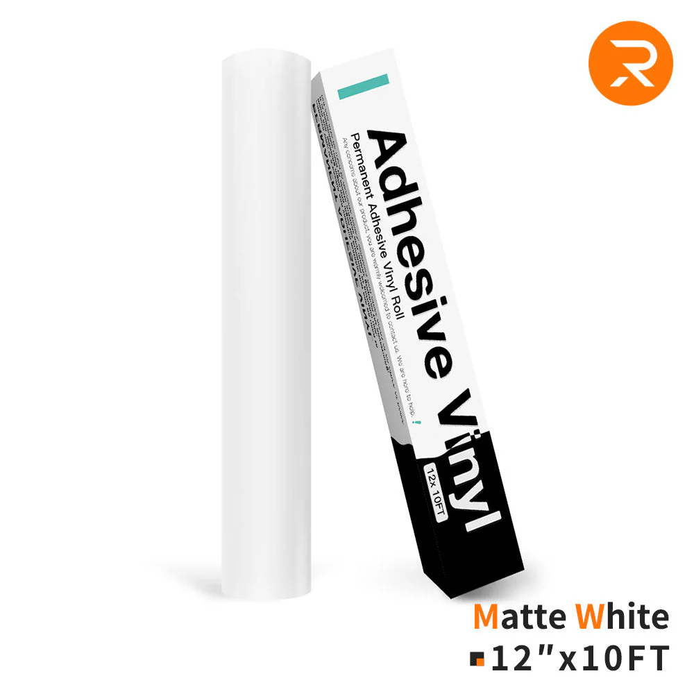 Permanent Adhesive Vinyl Roll - 12"x10 Ft （35 Colours) - Image 9