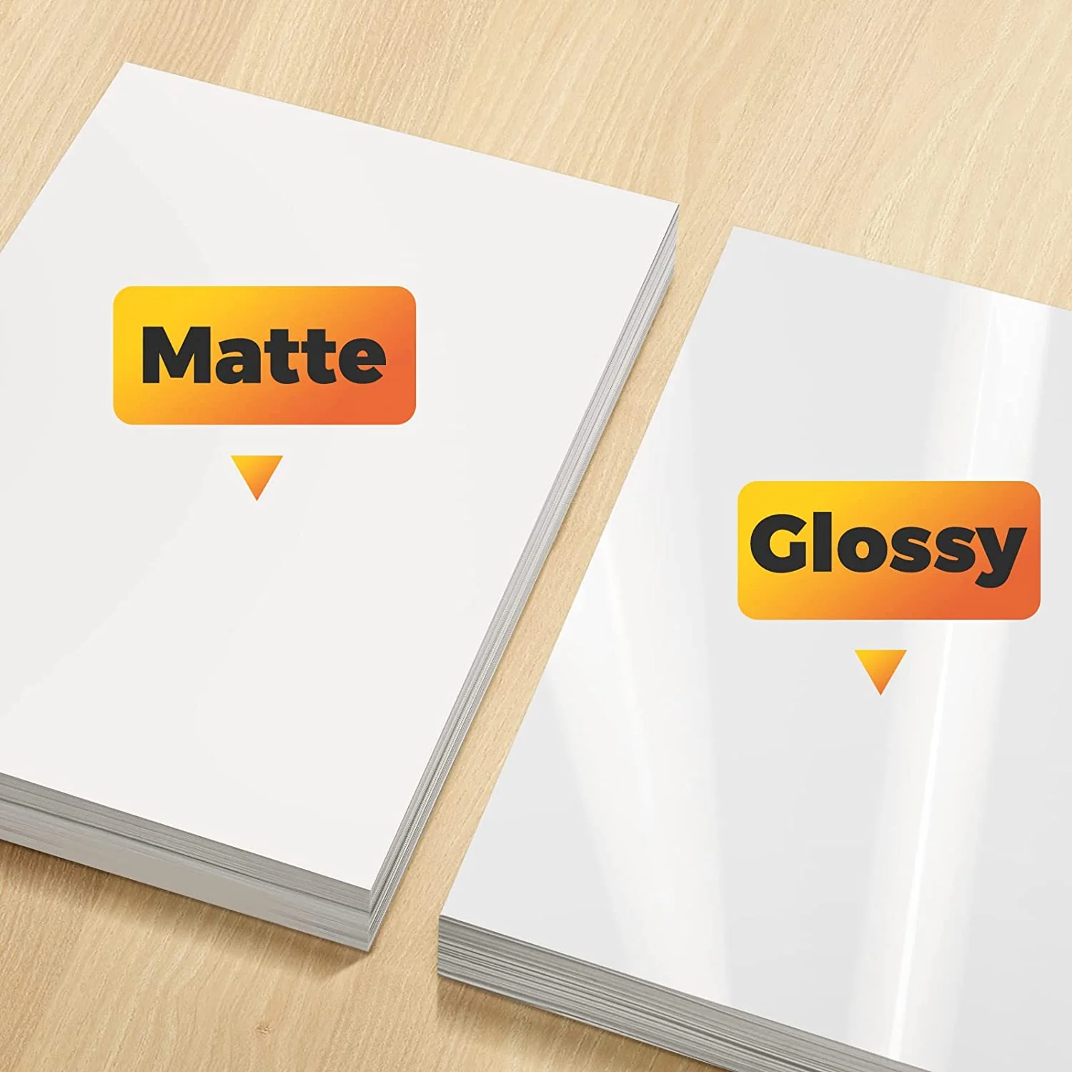 Matte Printable Vinyl Sticker Paper 100 Sheets Waterproof - 8.5"X 11" - Image 3